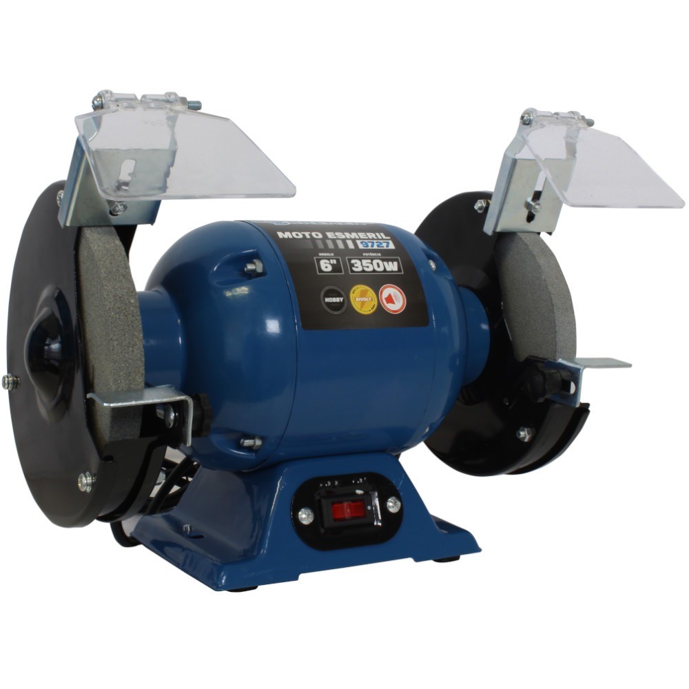 Motoesmeril de bancada 6" 350 watts para rebolo de 6" - Bremen