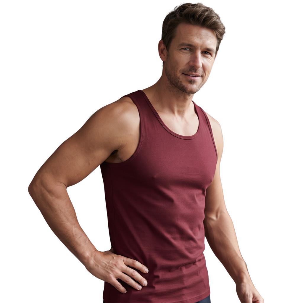 Camiseta Masculina Regata Gola Redonda 100% Algodão Canelada Básica Lisa Leve Confortável Dia a Dia Academia Praia Verão