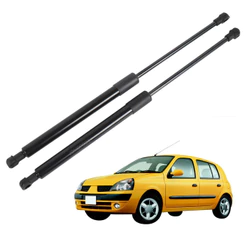 Par Amortecedor Mala Tampa Traseira Renault Clio 2000 á 2016