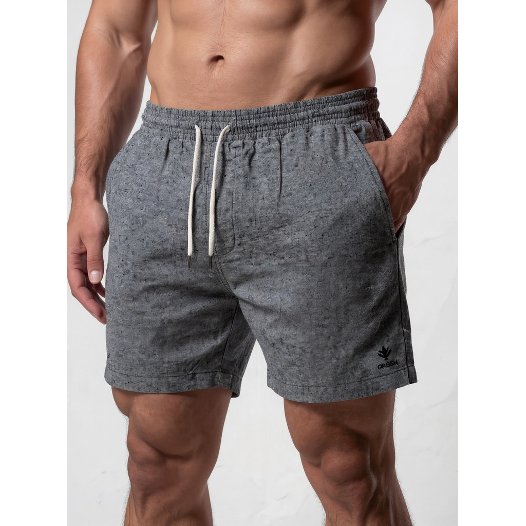 Kit 2 Bermudas Masculinas Linho Elastano Praiana Confortável Verão — Mimoê