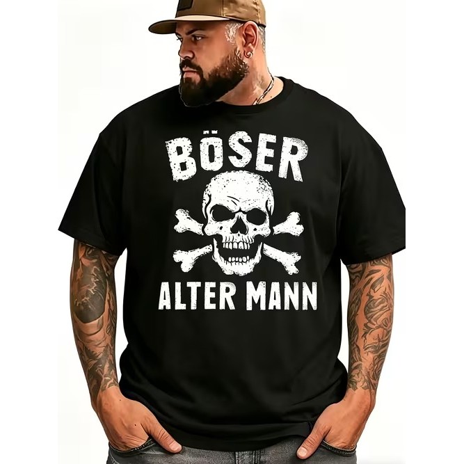 Camiseta Masculina Manga Curta Estampada Caveira Confortável Moderna Estilosa Premium Moda Casual Tendência Verão