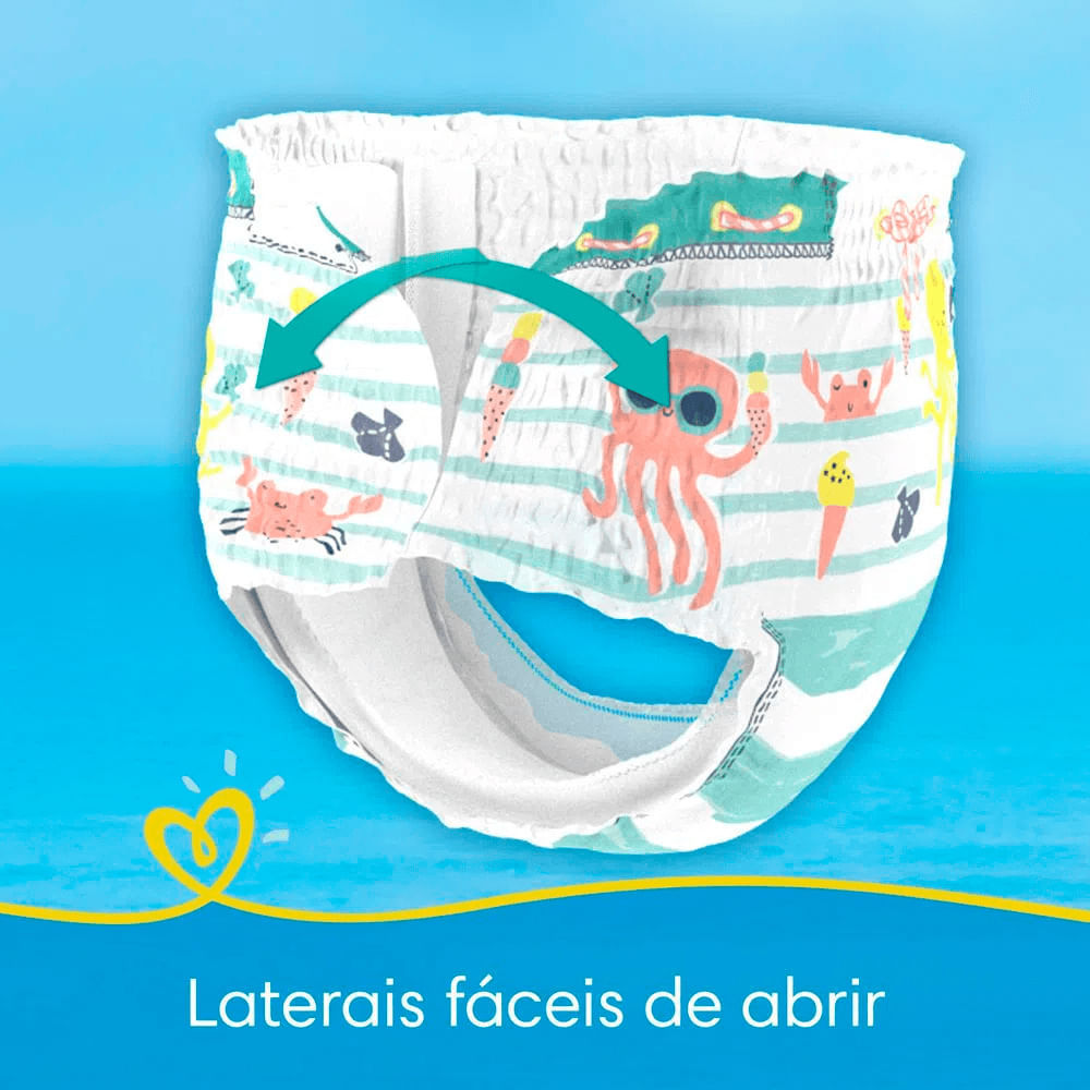 Fralda Descartável Pampers Splashers Piscina G/XG 10 Unidades · foto 2