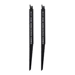 Lâmina serra sabre 300 mm 6 dentes para madeira 2 peças - BOM-5136 - Bomvink