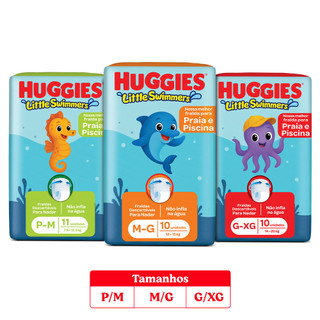 Fralda de Piscina Huggies Little Swimmers P-M / M-G / G-XG