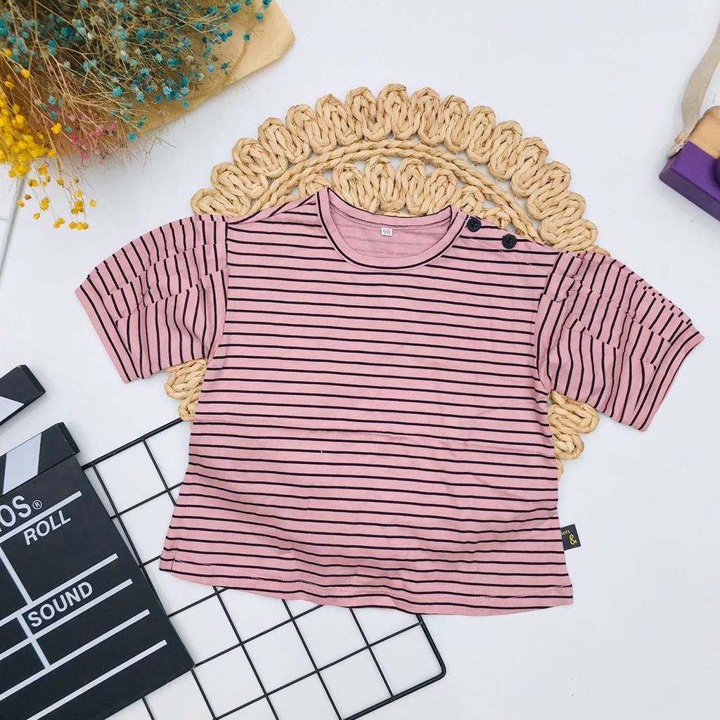 Comércio exterior pedido Original menina bebê menina criança médio verão puro algodão camiseta de manga curta