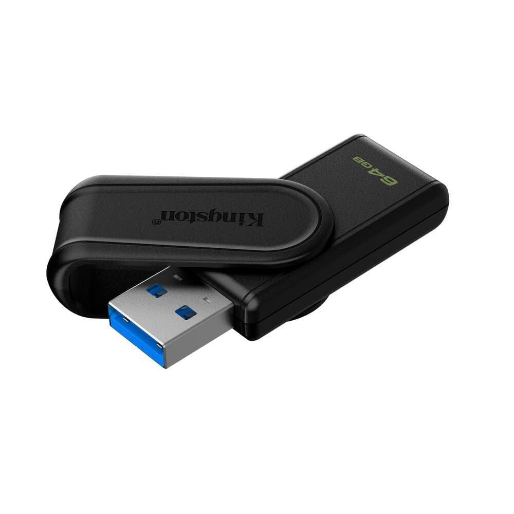 Pen Drive 64GB Kingston DataTraveler Exodia S, USB 3.2, Preto - DTXS/64GB — imagem 2 de 2