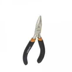 Mini alicate bico meia cana reto niquelado 5" aço carbono - Sparta