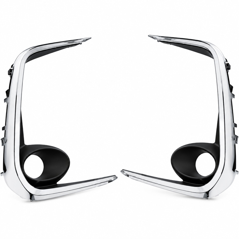 KIT FAROL DE MILHA COROLLA 2020 2021 2022 2023 2024 2025 2026 MOLDURA CROMADA BOTAO ORIGINAL — imagem 2 de 2