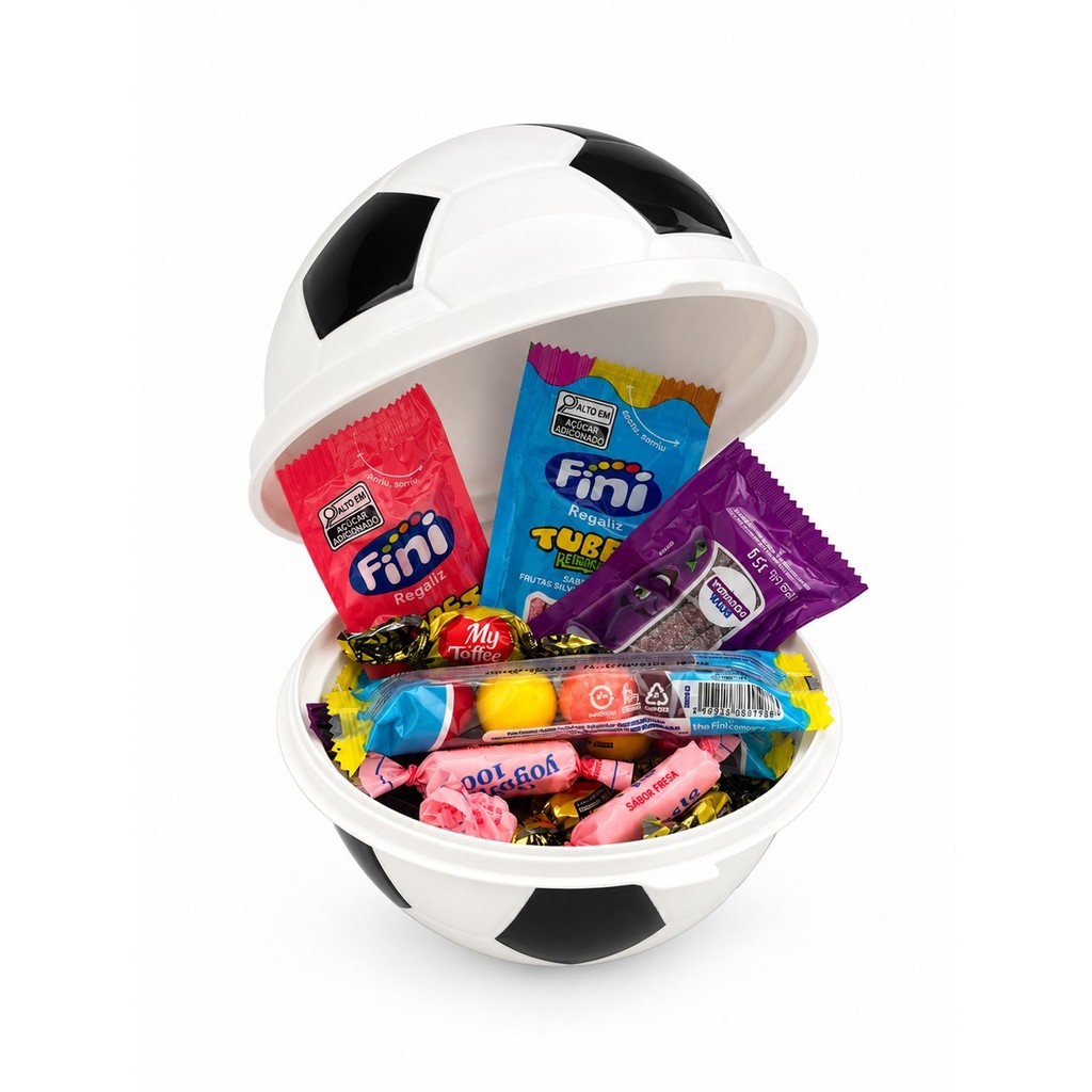 Kit Com 40 Porta Mix Bola De Futebol Festa Decoração Doces — imagem 2 de 2