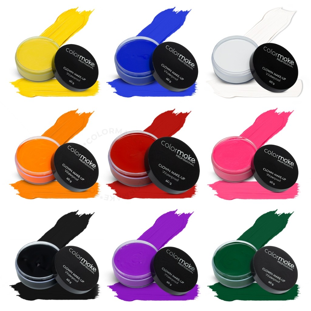 Clown Cremoso Makeup 60g Maquiagem Artística -  Colormake em Oferta na Shopee