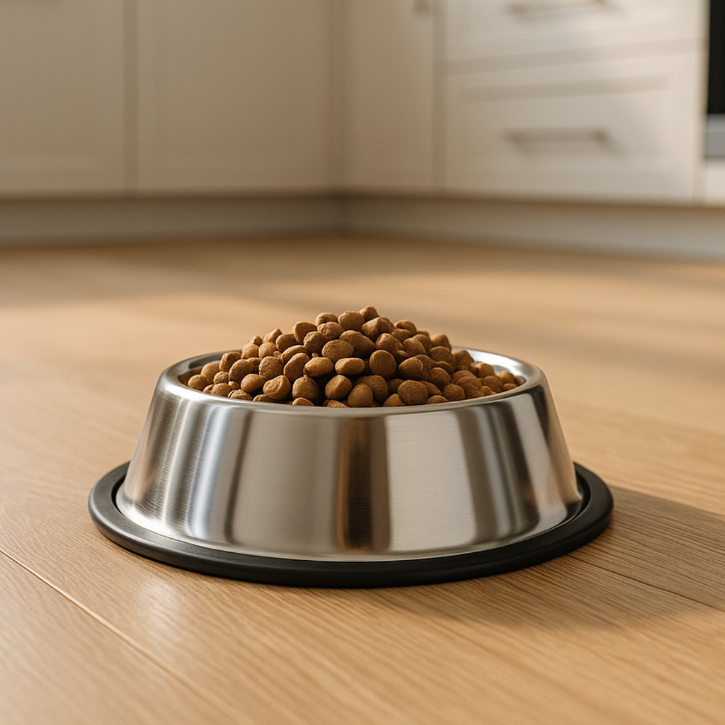Comedouro de Inox 18cm para Cães e Gatos - tigela