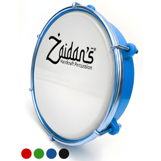 Tamborim Zaidans Pele Leitosa 6 Pol Escola Bloco Samba Percussão Infantil Adulto Cor Azul