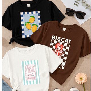Kit 3 Camisetas Básicas Femininas Sardinha Limoncello Blusa 100% Algodão T-Shirt Vintage Lançamento em Oferta na Shopee