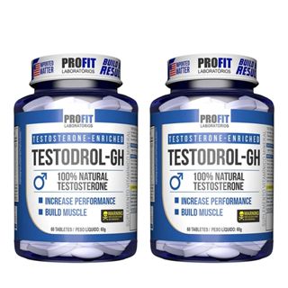 Kit 2 Testodrol Gh - 60 Tabletes - ProFit em Oferta na Shopee