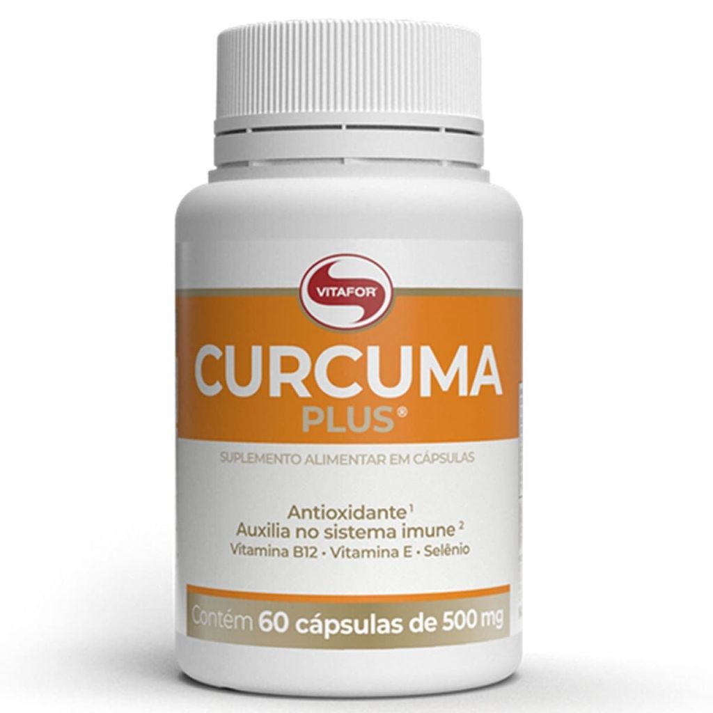Curcuma Plus - 60 Cápsulas Softgel - Vitafor