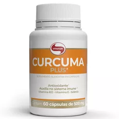 Curcuma Plus - 60 Cápsulas Softgel - Vitafor