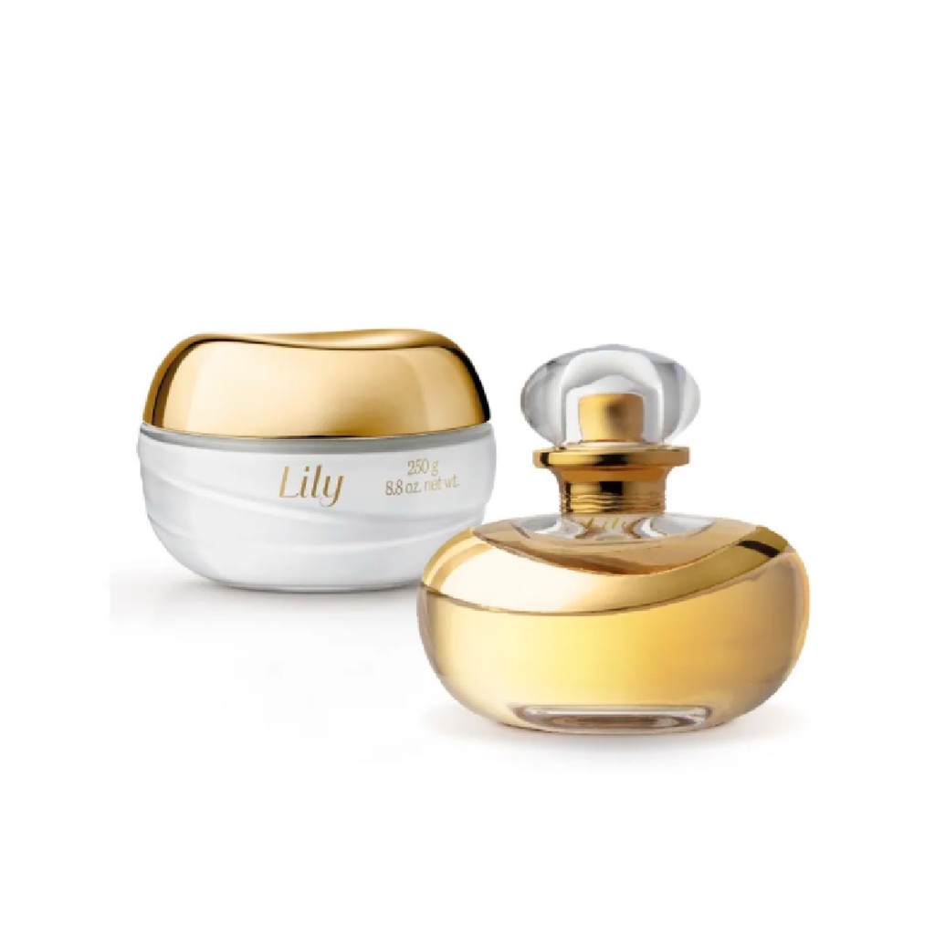 LILY EDP KIT PARFUM + CREME ACETINADO HIDRATANTE CORPORAL O BOTICÁRIO