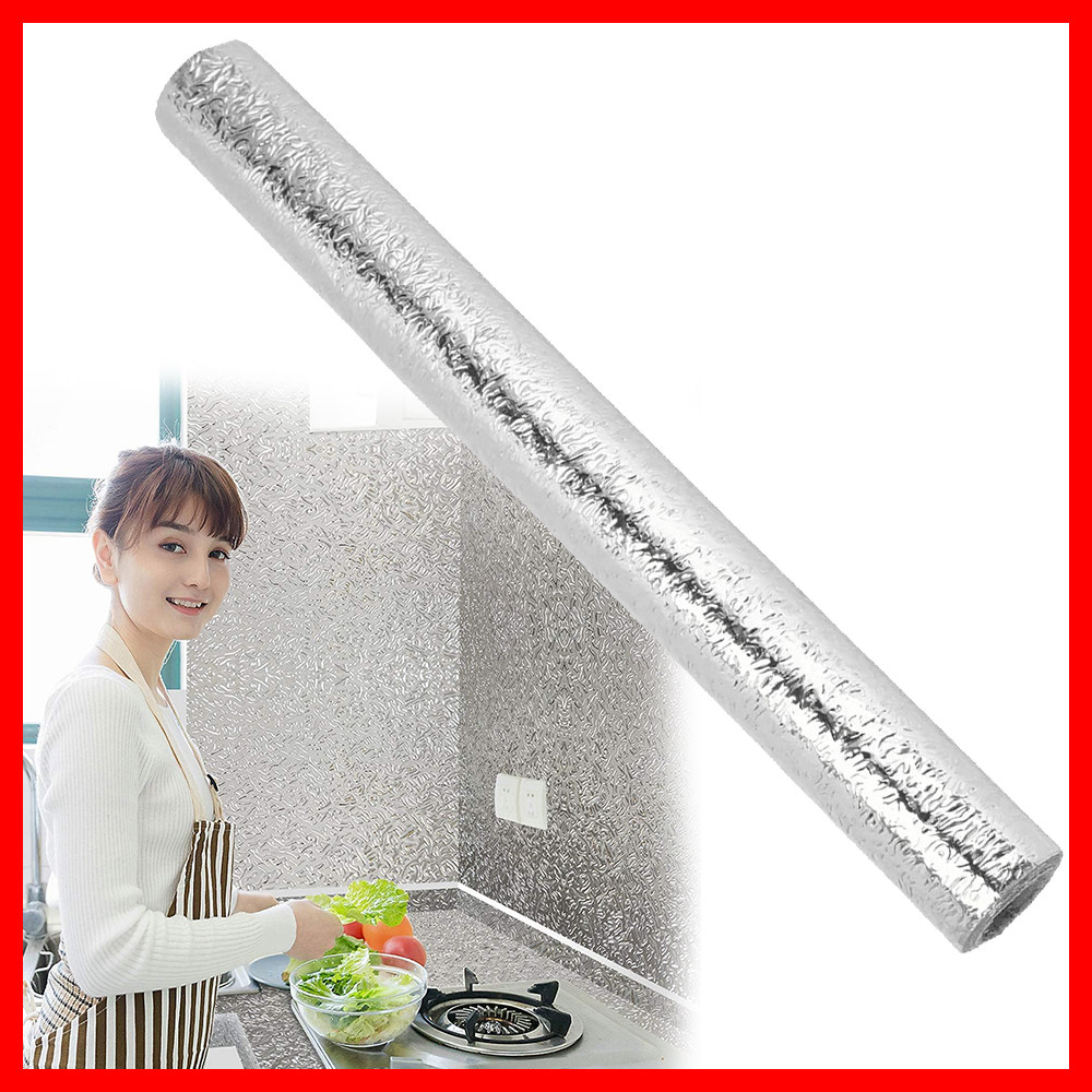1 peça adesivo autoadesivo à prova de óleo 40CM x 10M adesivo de cozinha PVC Anti-incrustante adesivo fogão parede filme