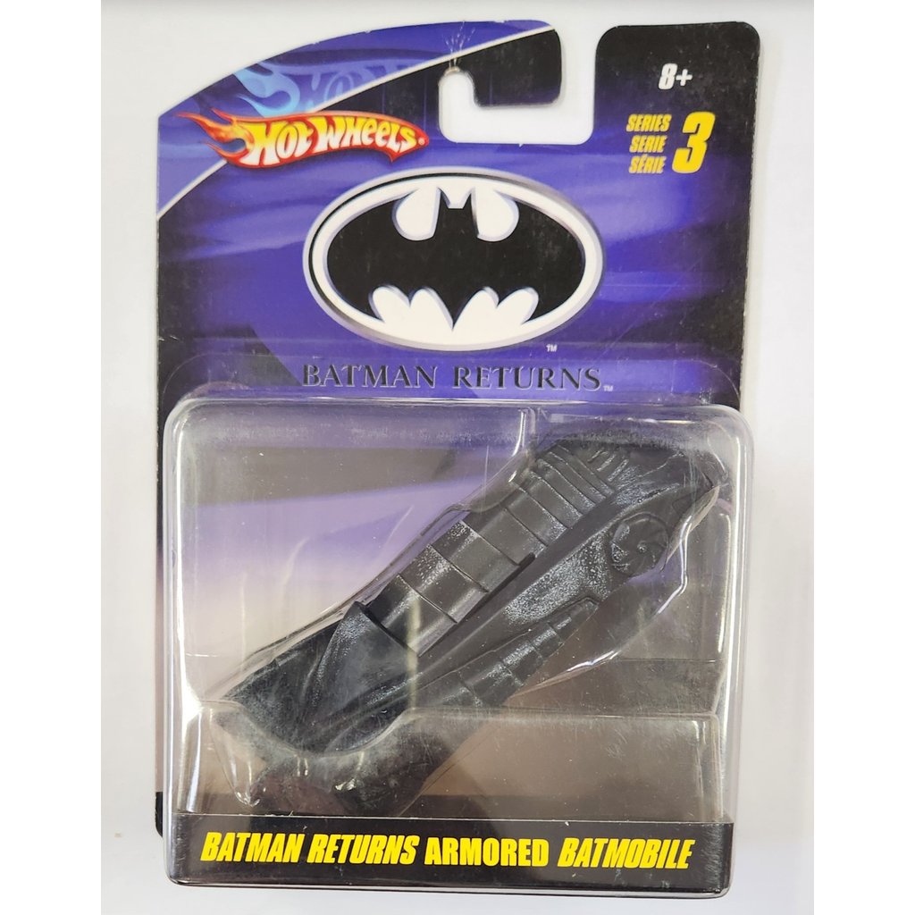 *Embalagem danificada* Hot Wheels Batman Returns -  Batman Returns Armored Batmobile