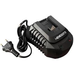 Carregador Rápido de Baterias Menegotti 20V MFS 220v com Motor Bruslhess e Indicador LED