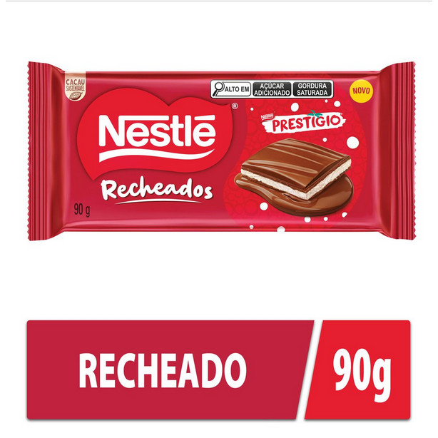 Chocolate Recheado Prestigio Nestlé 90g em Oferta na Shopee