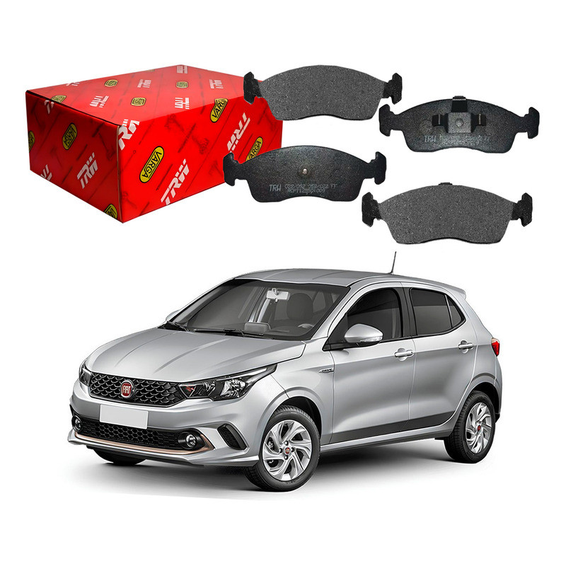 Pastilha Freio Dianteira,, Fiat Argo 1.0 2017 A 2021
