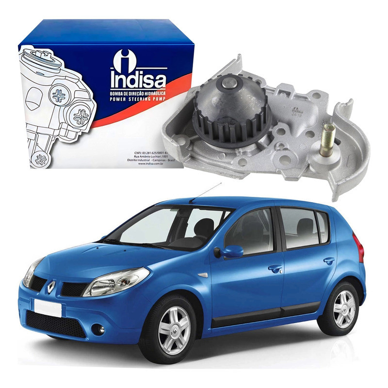 Bomba Dagua Indisa Renault Sandero 1.6 8v K7m 2007 A 2014 em Oferta na Shopee