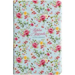 Bíblia Sagrada | NVI Letra Grande | Leitura Perfeita | Couro-soft Flores Maximalista