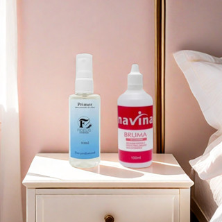 Kit Com 2 1 Primer Fidelis + 1 Bruma Aceleradora Navina Para Extensão De Cílios em Oferta na Shopee