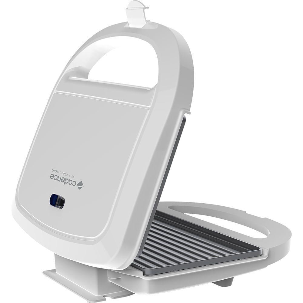 Sanduicheira Elétrica Cadence Toast & Grill Branca 110V · foto 2