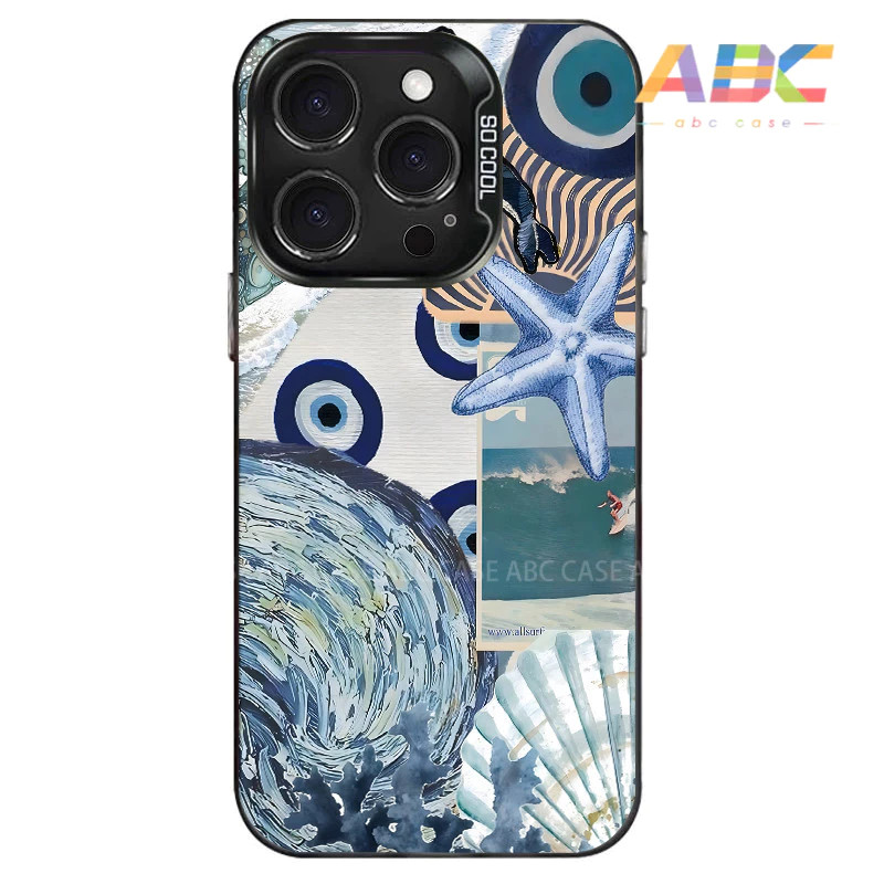 Capinha Capa de Anti queda fosco vida marinha Aplica-se a IPhone XR 11 12 13 14 15 16 17 PRO MAX 14 15 16 PLUS - detalhe