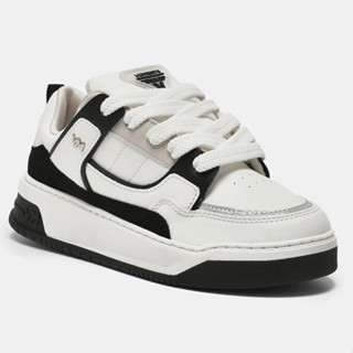 Tênis Feminino Flatform Via Marte Preto e Branco Original em Oferta na Shopee