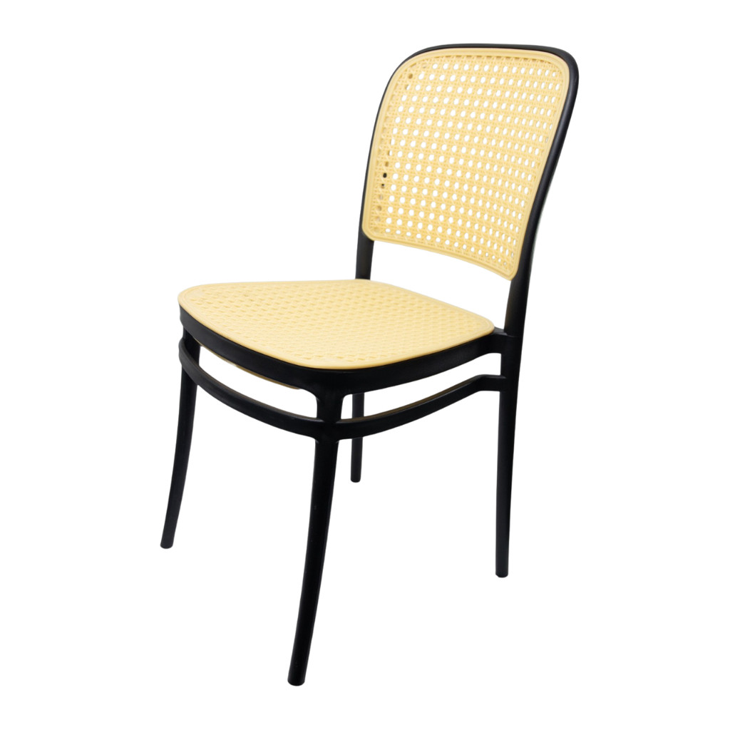 	Cadeira de Jantar Provence amis Roma Bitlar Rattan em Polipropileno Design Arabesco Empilhável 130kg Sala e Cozinha em Oferta na Shopee