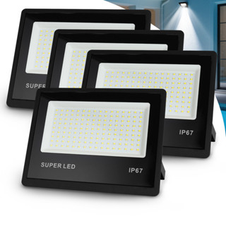 Kit 4-16 Refletor LED 600W Holofote Bivolt Super Brilhante e Econômico IP66 à Prova d'Água Externas em Oferta na Shopee