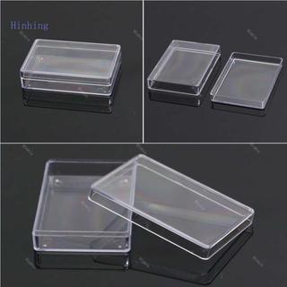 Hinhing Conjunto Cartas Jogo Recipiente Para Caso Caixa Viagem Armazenamento Transparente w Capa Baralho