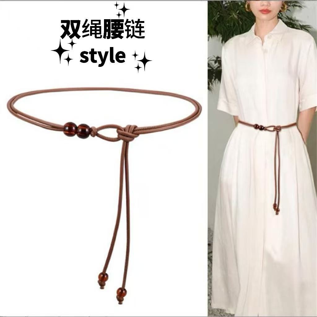 cinto feminino largo cinto feminino Corda de cintura cinto fino feminino combinando saia pequeno cinto estendido vestido