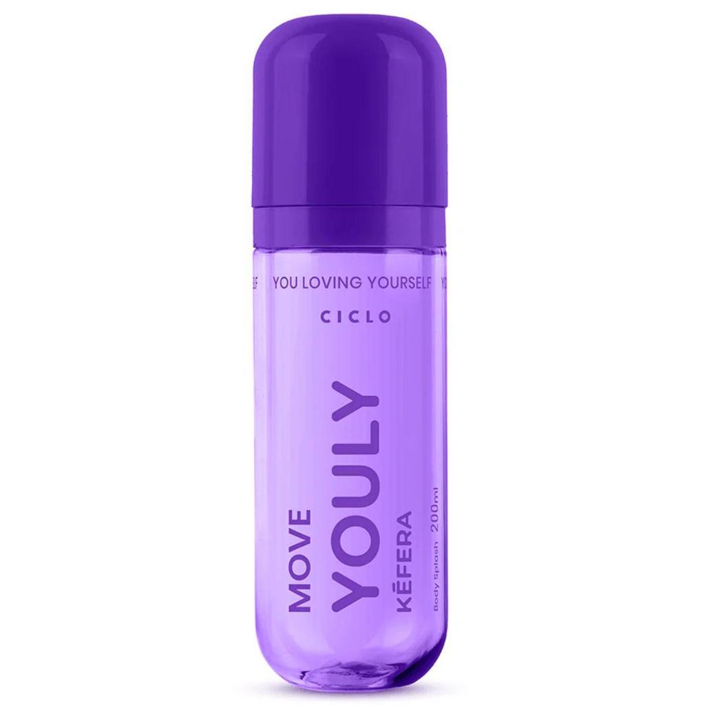 Body Splash Move Youly By Kéfera 200ml Ciclo Cosmeticos Desodorante Corporal