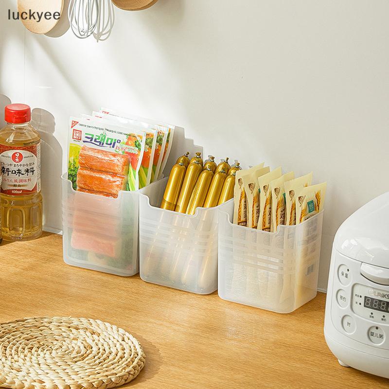 luckyeo 1/2 Pçs Caixas De Armazenamento Geladeira Alimentos Frescos Organizador Mais Nítido Frutas Tempero Recipiente Ca