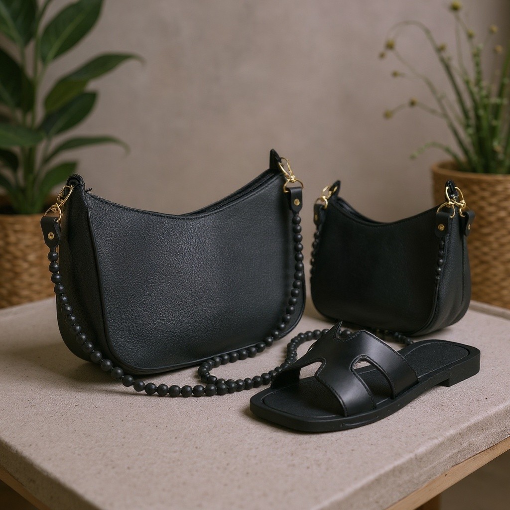 Kit Bolsa Rasteirinha Feminina Flat Combinando Casual 34 ao 39 — Achadinhos das migas