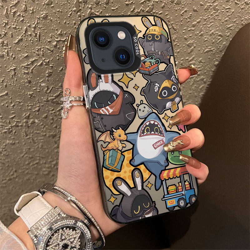 Anime Mascote Padrão Caso Para Samsung Galaxy A02S A03 A04 A03S A05 A05S A06 4G A07 A17 A12 13 A14 A15 A16 A20 A30 A22 A