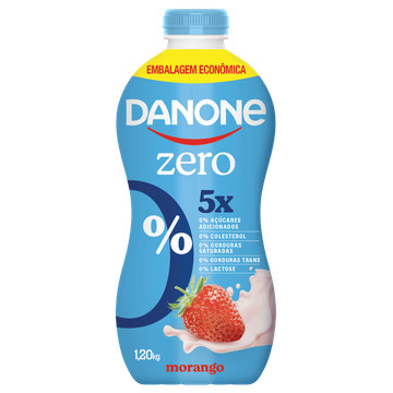 Iogurte Líquido Danone Zero Morango