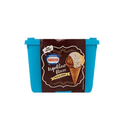 Sorvete Napolitano Flocos Nestlé