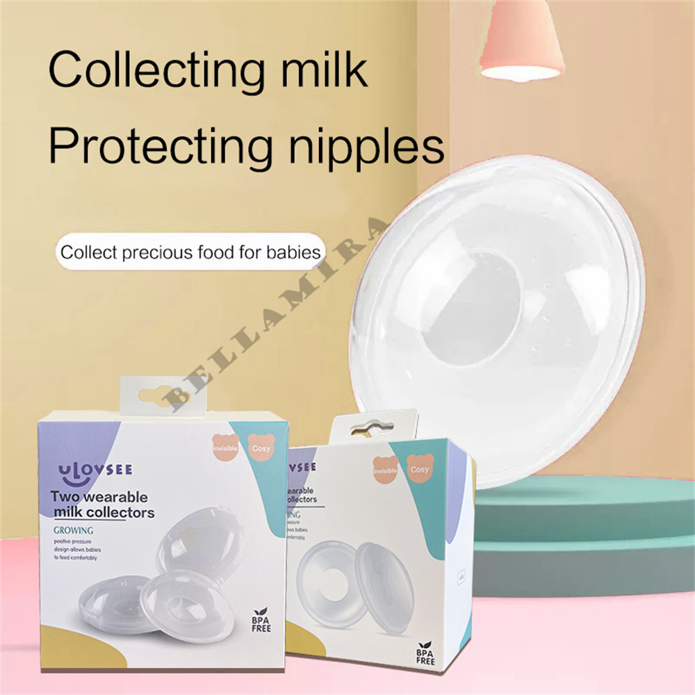 2x Concha Coletor De Leite Materno Absorvente Pós Parto Protetor De Seio Rosquinha Amamentação