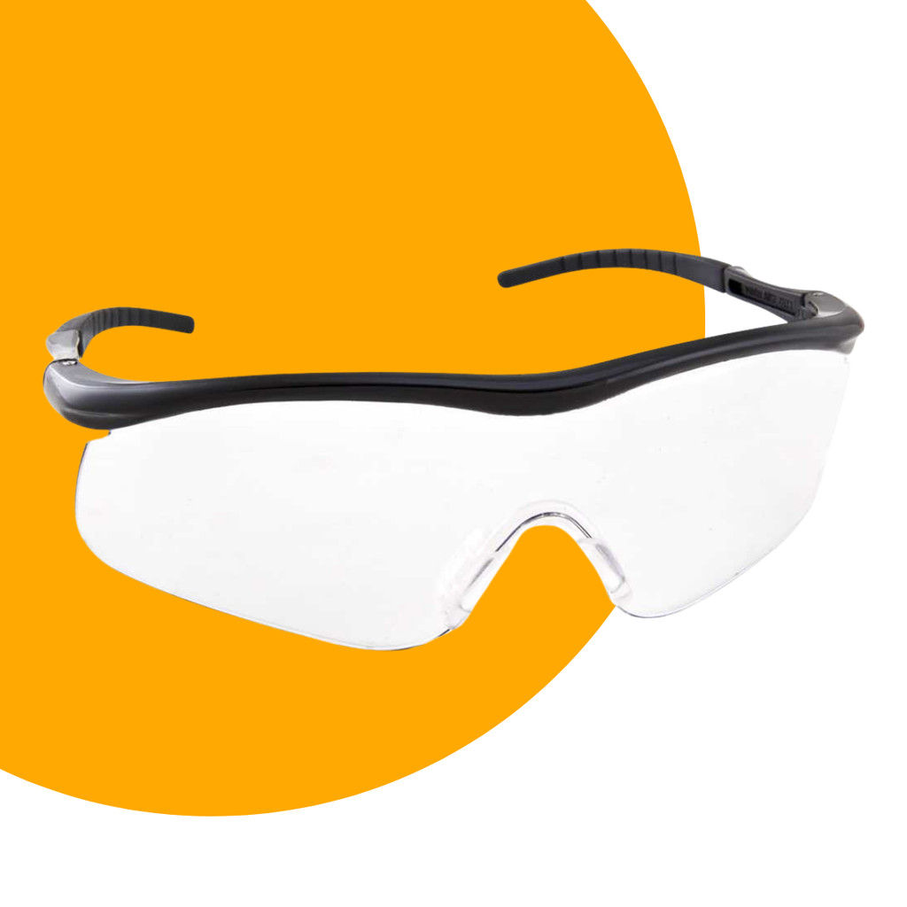 Óculos De Proteção Segurança Rottweiler Vonder Anti Risco EPI  Fumê Incolor Para Trabalho Esporte Lazer Conforto