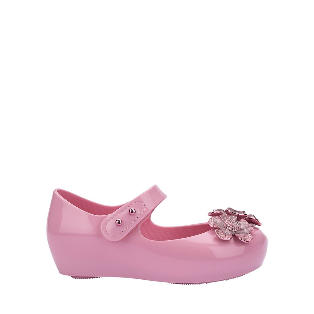 Mini Melissa Ultragirl Flower Chrome Baby Rosa 38166
