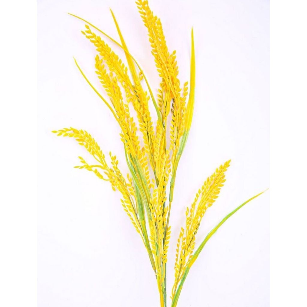 Buquê Trigo Artificial Amarelo Galho De Arroz Decoração Para Arranjos decoração Decorativa Decorativas