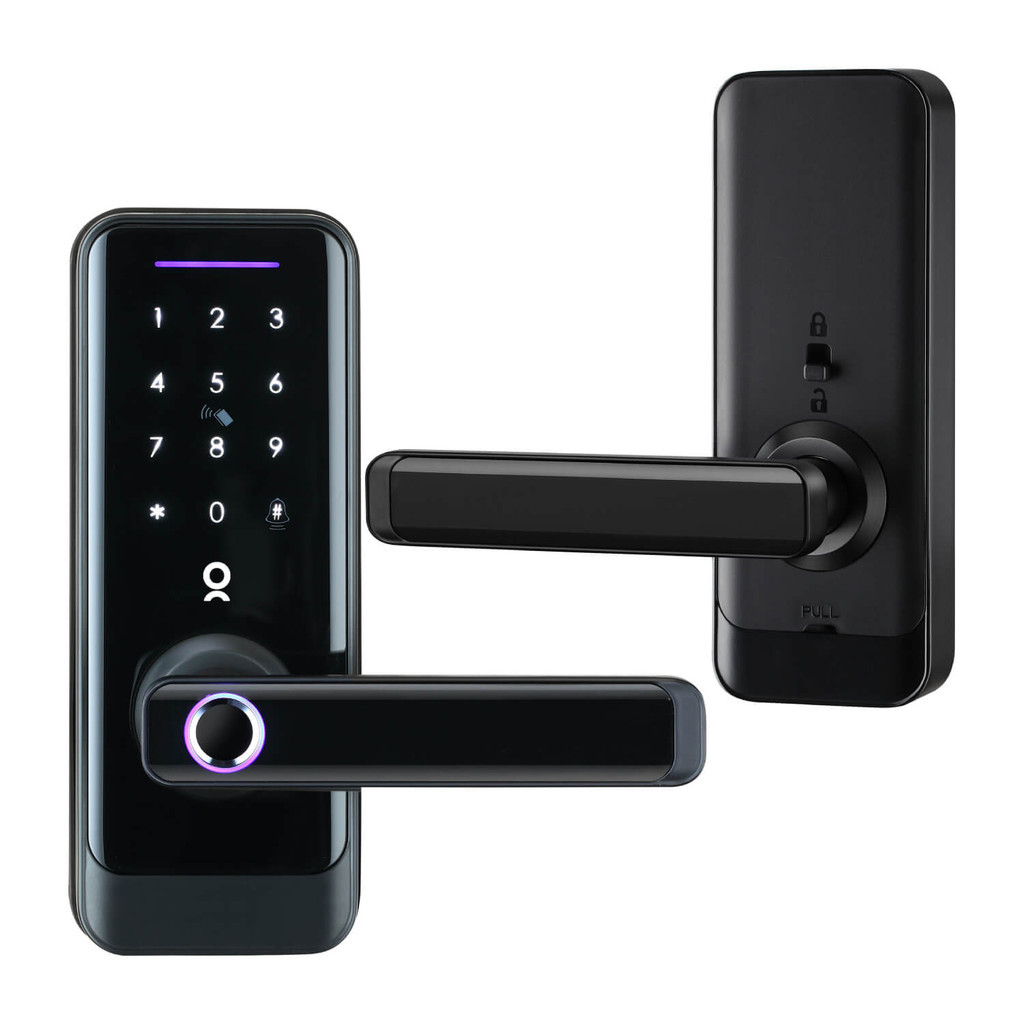 Fechadura Biométrica Digital Eletrônica 5 Formas De Acesso Abertura Celular Senha Touch Cartão Tag