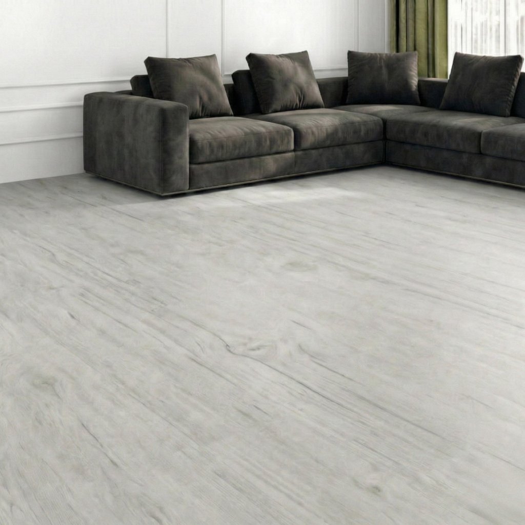 Piso Vinilico Colado Manta Home 0,7mm 20m² Casa Grassi Cinza/Malibu Scandian Malibu