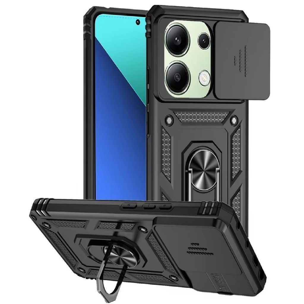 Capinha Armadura AntiShock Proteção Armor 360 Kickstand Para Xiaomi Poco M6 Pro 