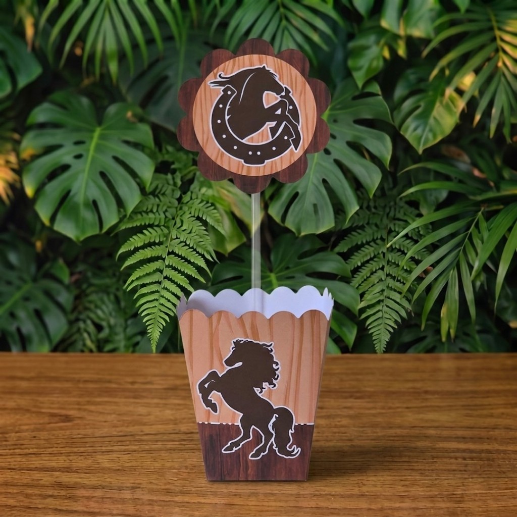 Centros de mesa CAVALO COWBOY lembrancinhas personalizadas mimos para aniversario infantil decoração mimos